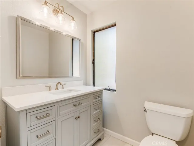 Upstairs half bath.