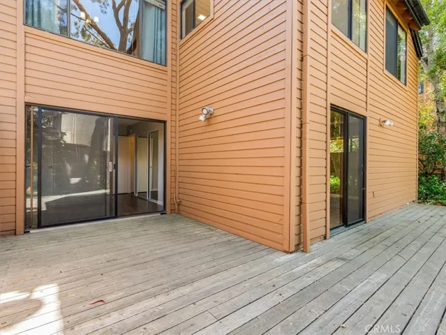You can see both sliders on the back deck.