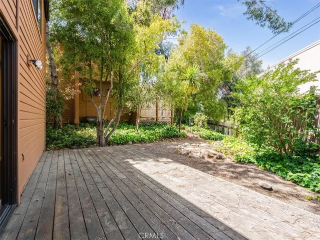Back deck.