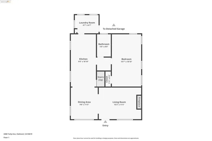 4468 Tulip Ave, Oakland, California 94619
