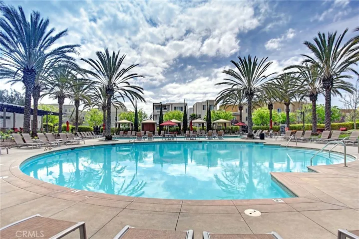 one of the two pools