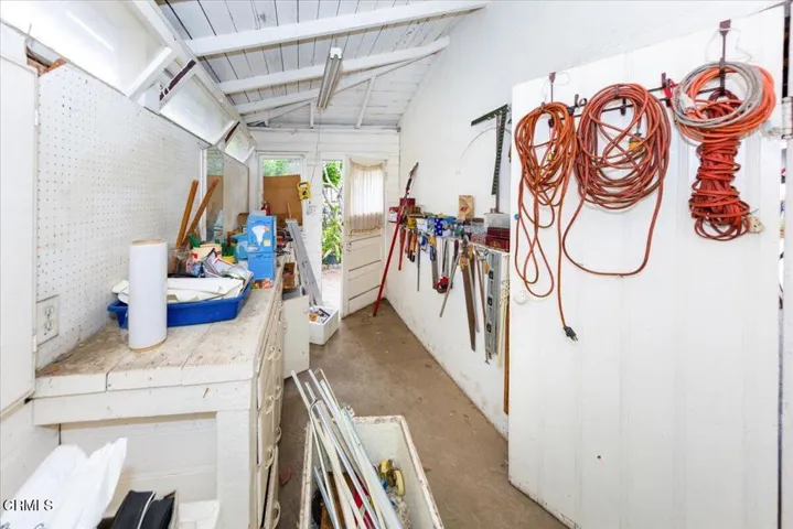 Workshop off of Garage