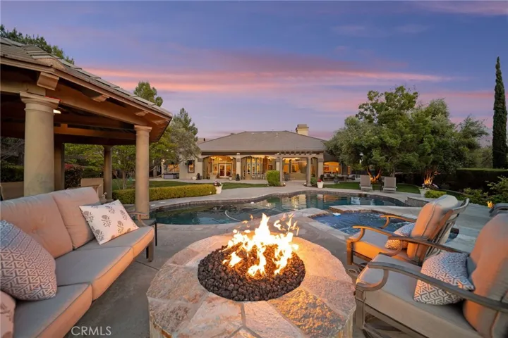 Main house back yard