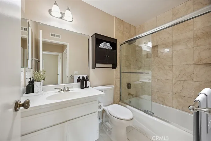 Remodeled bathroom.