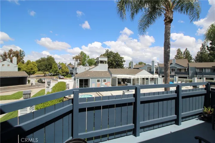 balcony w/ pool view