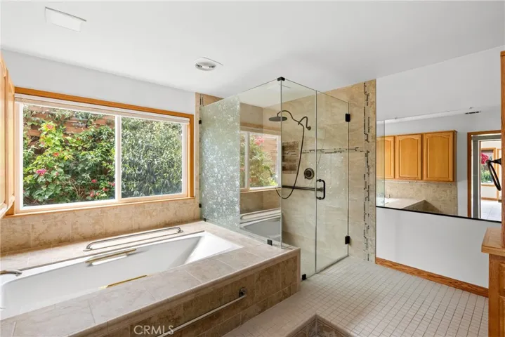 Primary #2 ensuite with soaking tub and shower