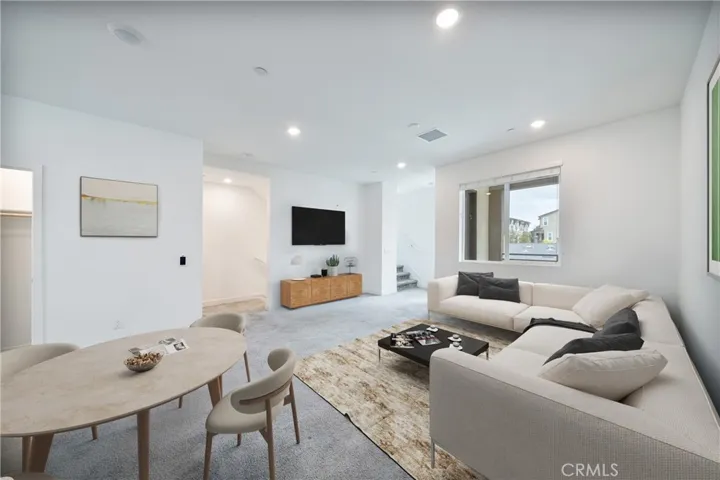 Main level great room-digitally staged