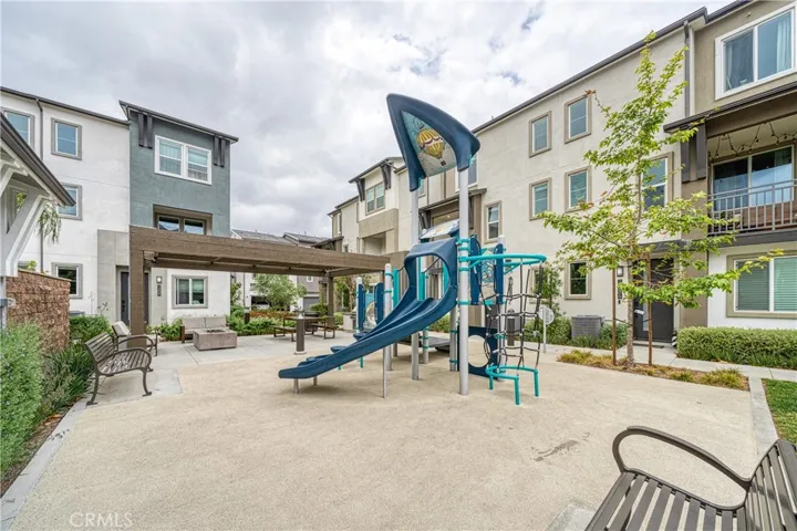 Community child's playground and picnic area.