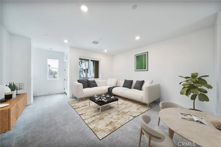 Main level great room-digitally staged
