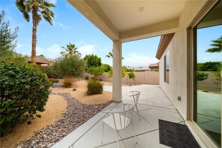 Covered Patio with Yard View