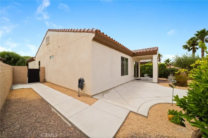 Side Patio and Walkway