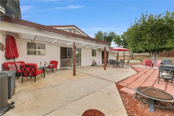 patio area