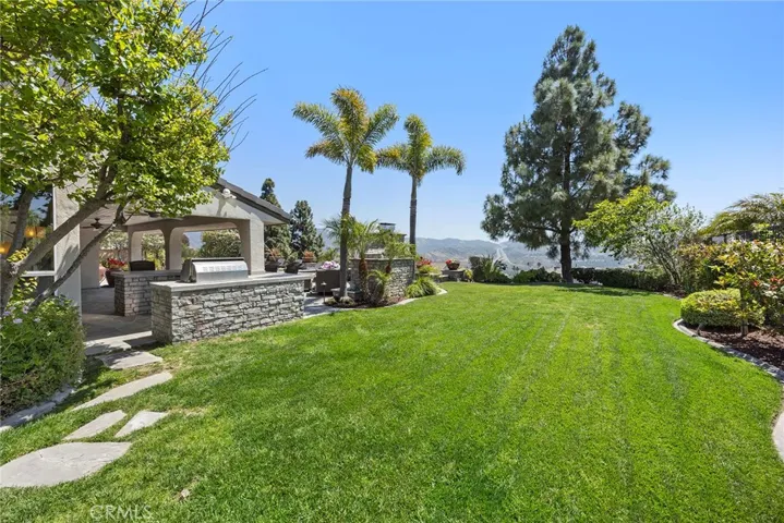 Large Grassy area, plenty of room for kids to play on.