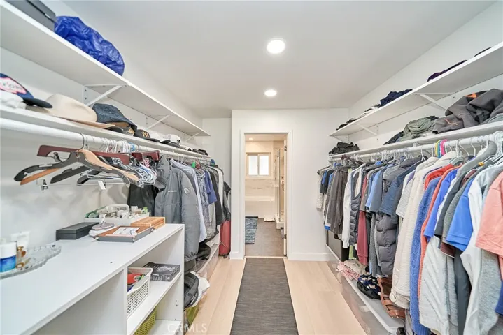 Primary closet