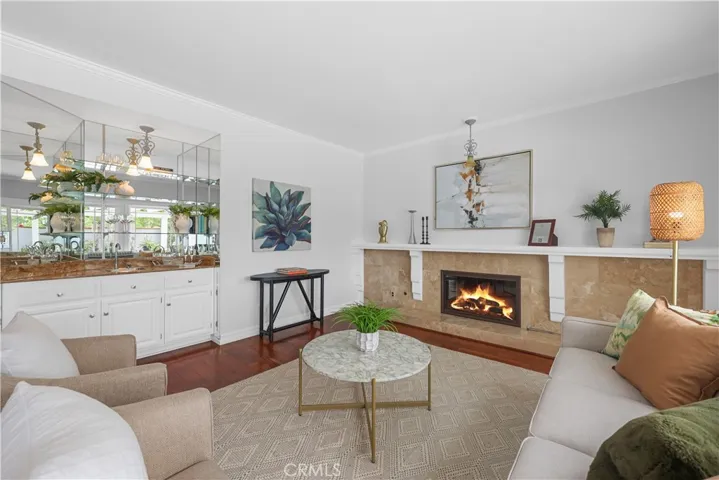  Family Room Wetbar and has a cozy Fireplace