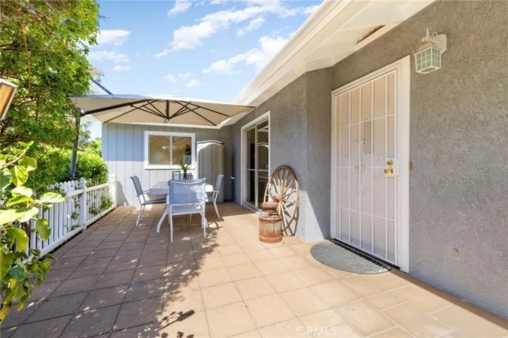 Front patio and main front door