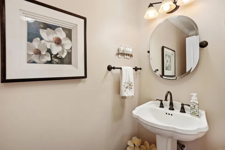 Downstairs half bathroom