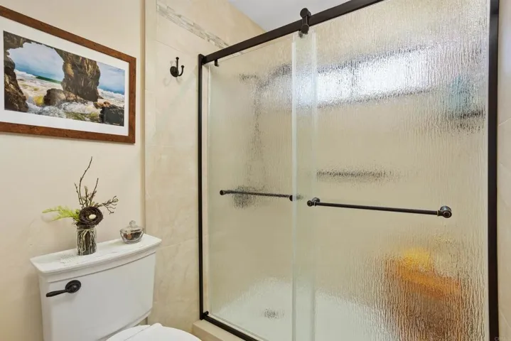Primary shower.