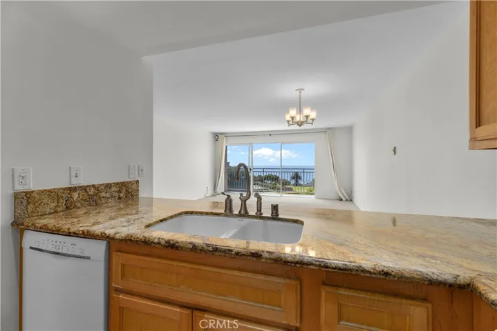 Kitchen with views