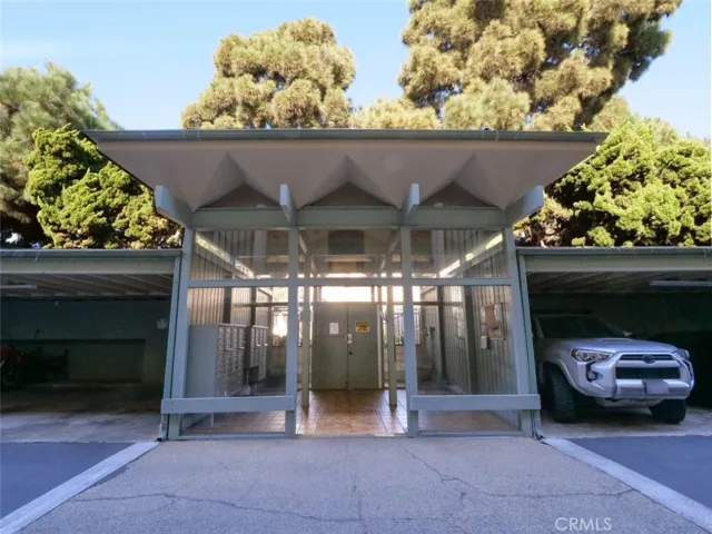 Entry and parking area