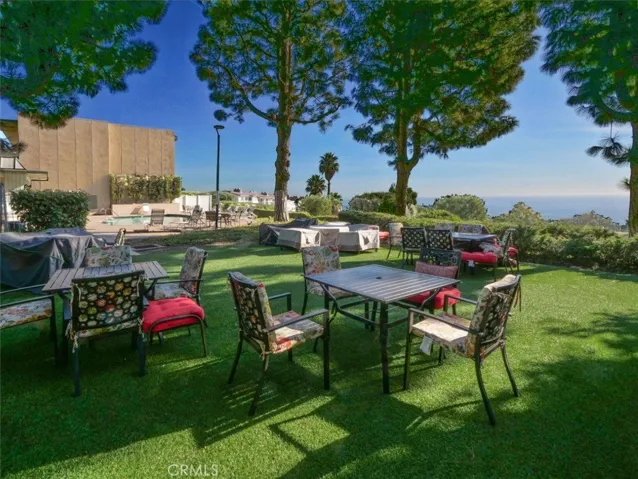Outdoor community BBQ area