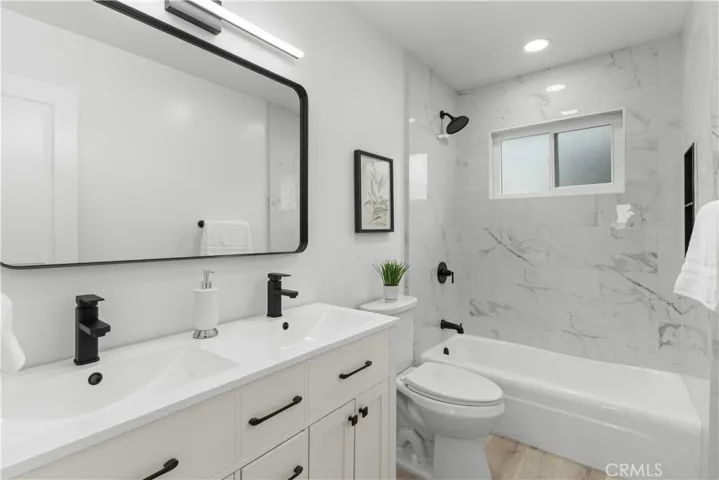 Hallway bathroom.