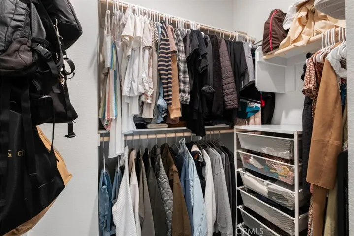 There are two closets in the primary.