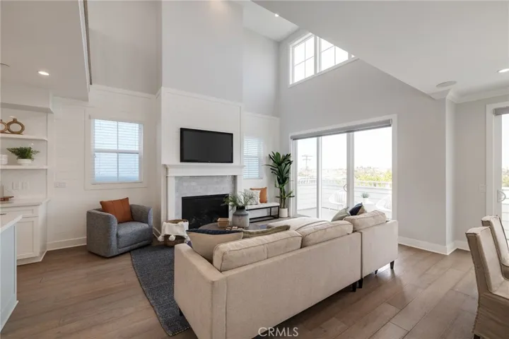 fireplace in living room