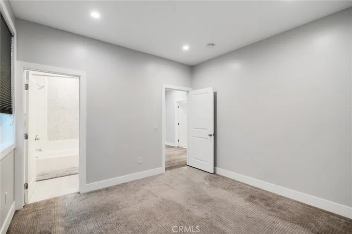 2nd bedroom with attached bathroom
