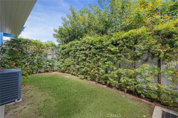 private backyard
