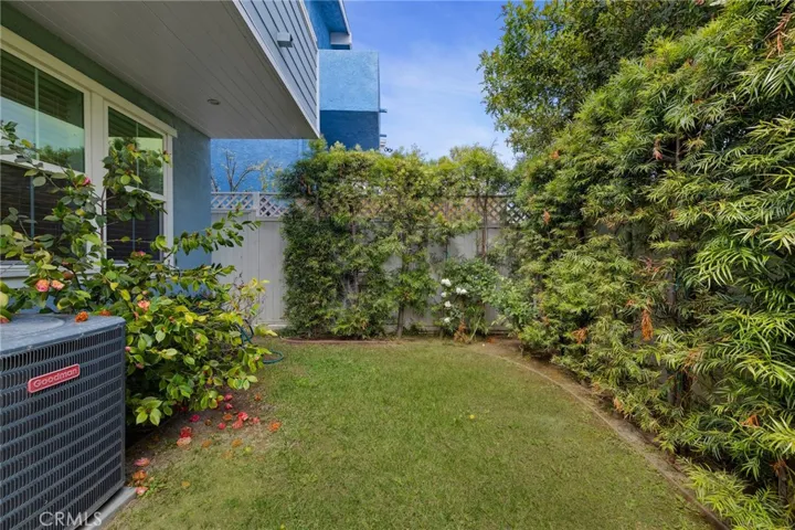 private backyard