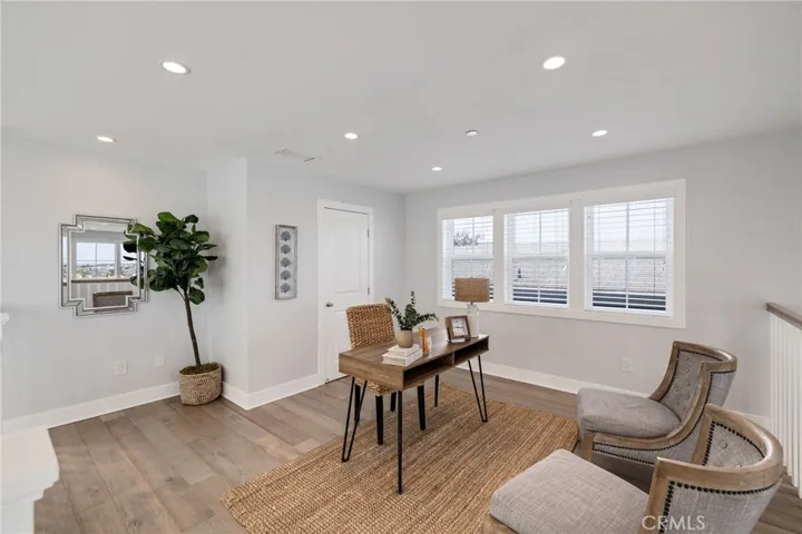 top floor loft with powder bathroom