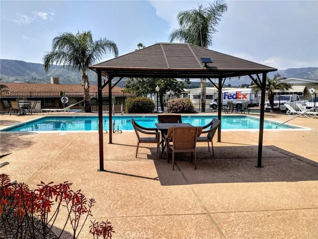 Pool and gazebo