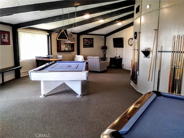 Clubhouse with pool table