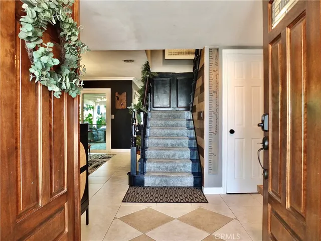 A beautiful entry greets your guests