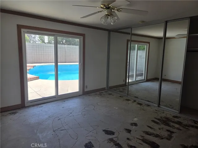 Master Bedroom before staging