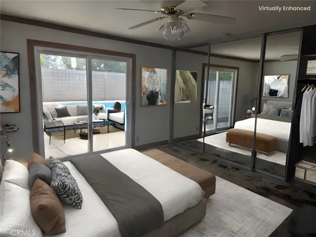 Virtual Staged Master Bedroom - Waiting your personal touches