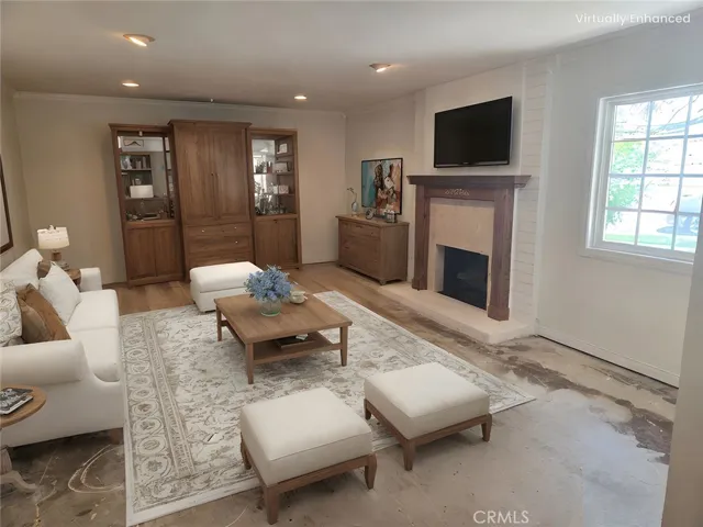 Virtual Staged Living Room - Waiting your personal touches
