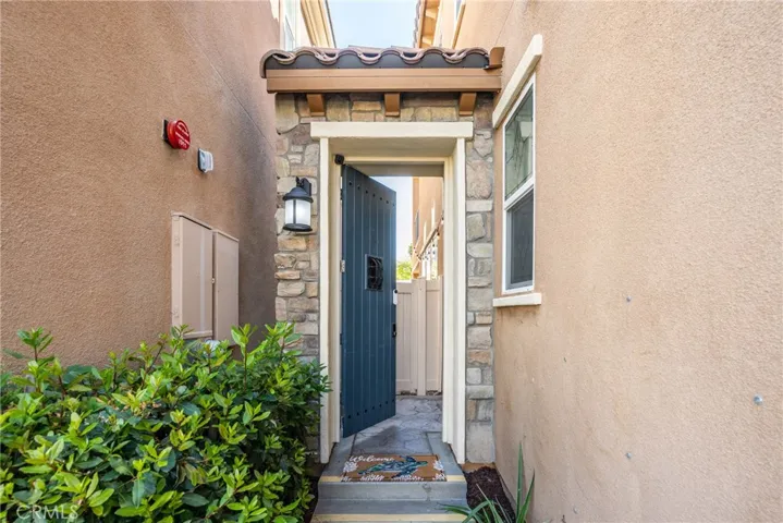 Private Gated Entrance to Courtyard