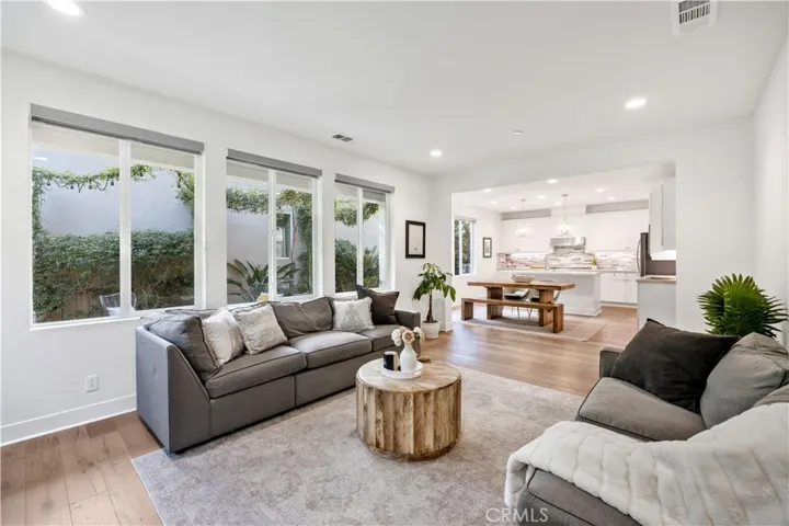 Open concept layout