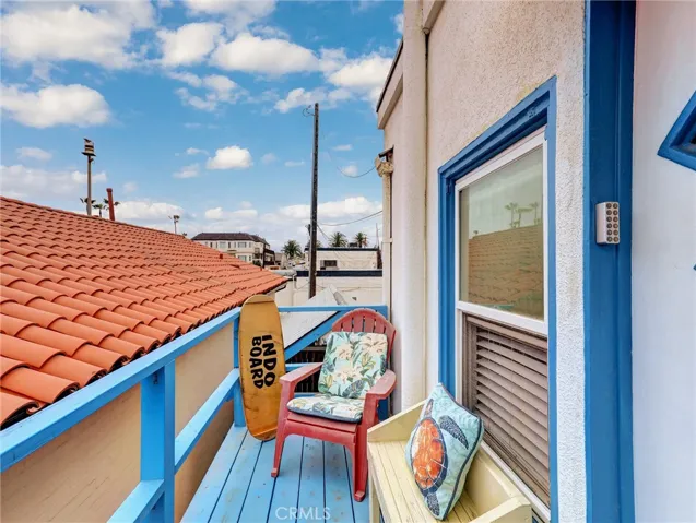 Patio upstairs