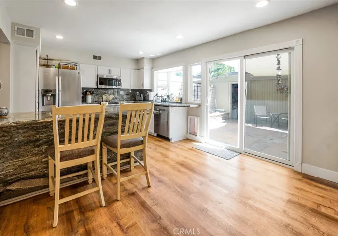 Beautiful floors and open concept