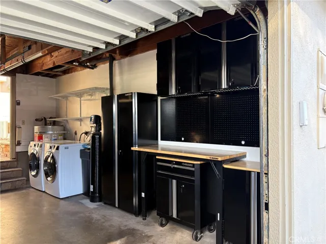 Garage cabinets and workstation