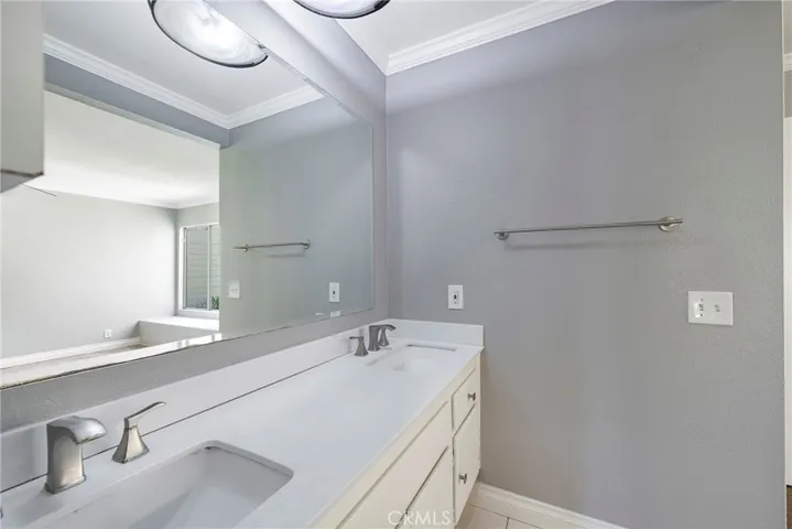 Master Bath has double sinks