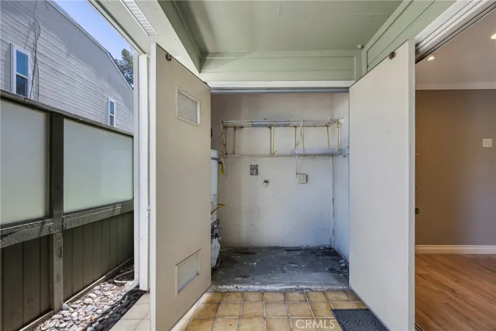 Storage on private Patio