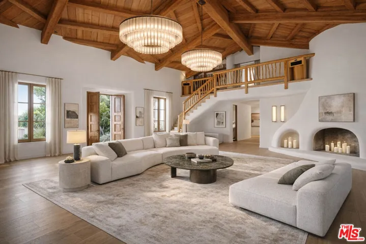 Virtually Staged Living Room
