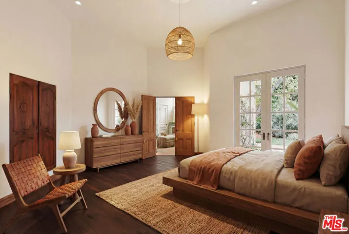 Virtually Staged Primary Bedro