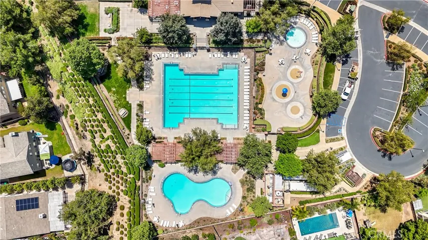 Sycamore Creek Association is a 2 minute drive or a 20 minute walk from Coral Canyon Property. Be sure to tour house and stop by afterwards at 25420 Mayhew Canyon Rd it  has a pool. lap pool  and a kiddie water play area.