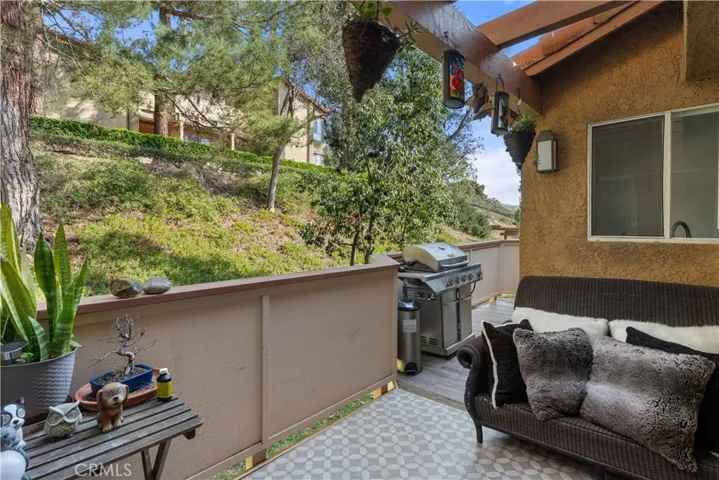 View of Patio From Front Door Slider