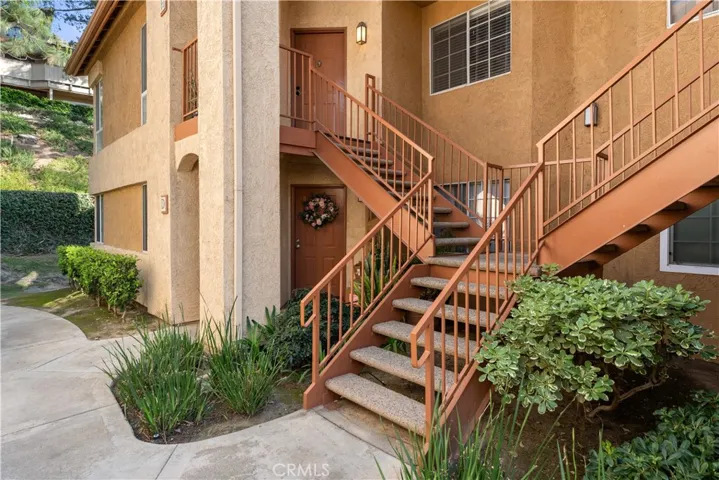 Welcome Home Stairs and Front Door